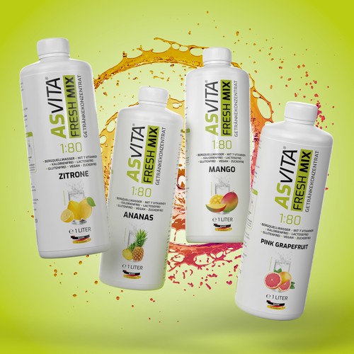 Asvita fresh mix - 4x, flasche