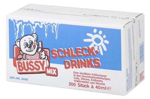 200 stück bussy wassereis mix - bussy,