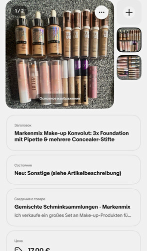 Markenmix make konvolut - konvolut:, 3x
