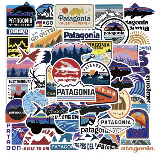 55x patagonia sticker - patagonia, set
