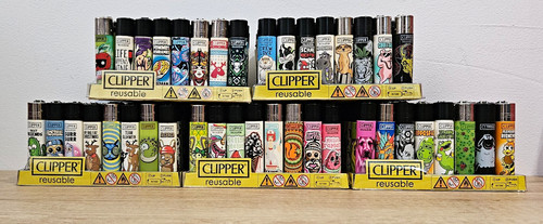 Clipper feuerzeuge mixpaket - 5x,