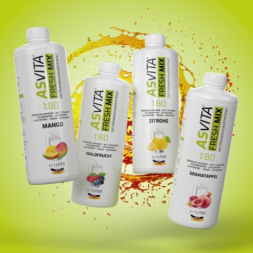 Asvita fresh mix flasche - 4x,